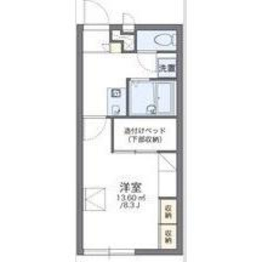 間取図 レオパレス太陽