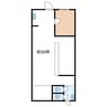 東本地ヶ原町3丁目倉庫 1Rの間取り