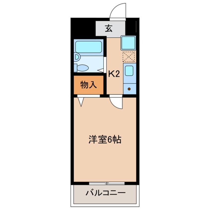 間取図 パレス京町Ⅱ