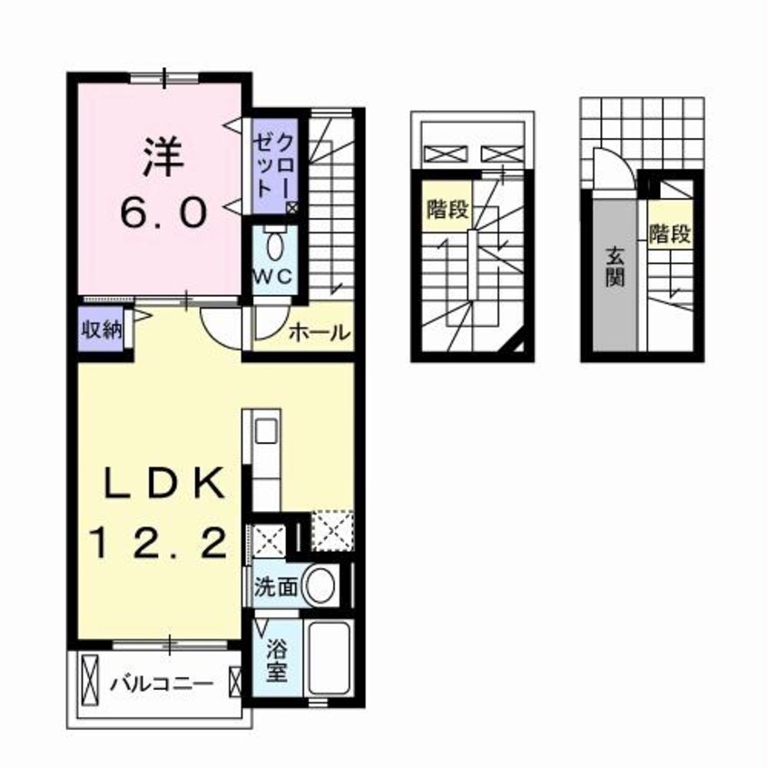 間取図 アステール ＡＯ Ⅰ