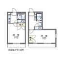 レオパレスグリーンロードⅡの間取図