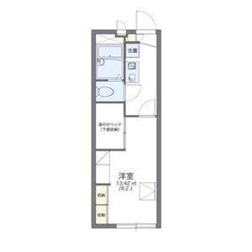 間取図 レオパレス下山