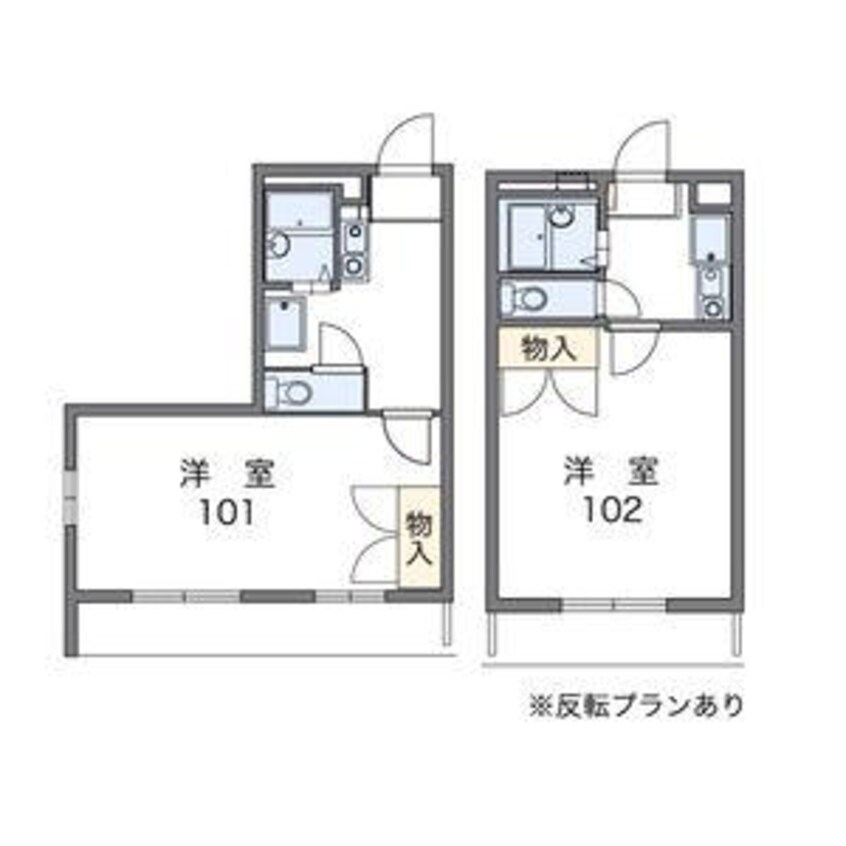 間取図 レオパレスグリーンロードⅠ