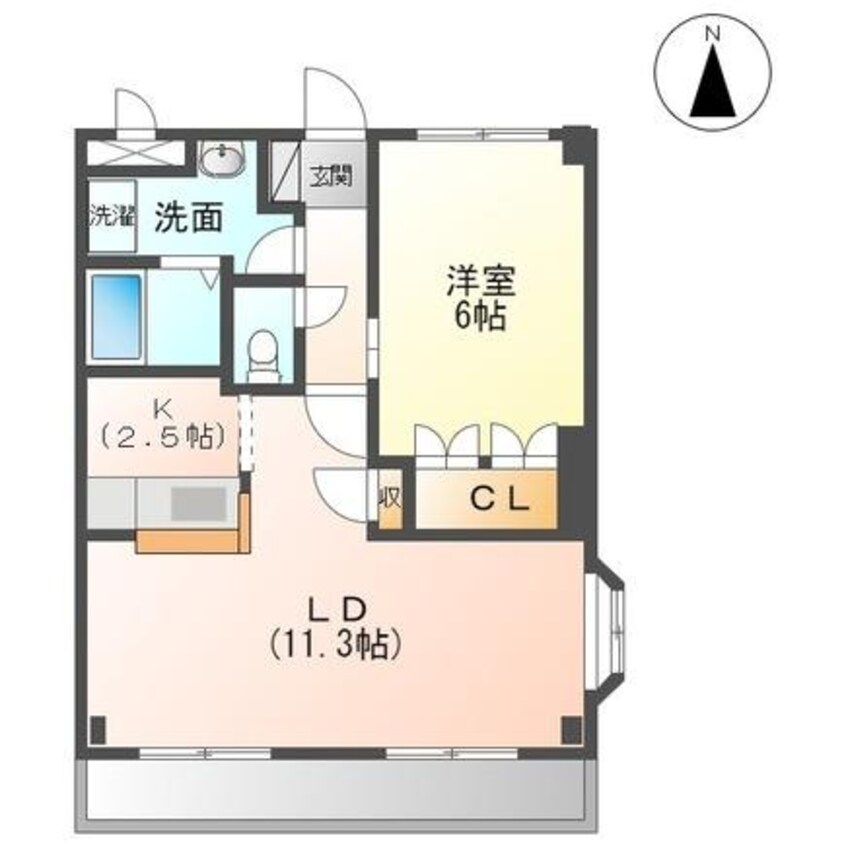 間取図 ストリーム氏神前