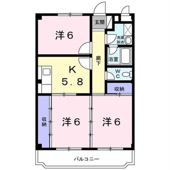 間取図 ウィン長谷川