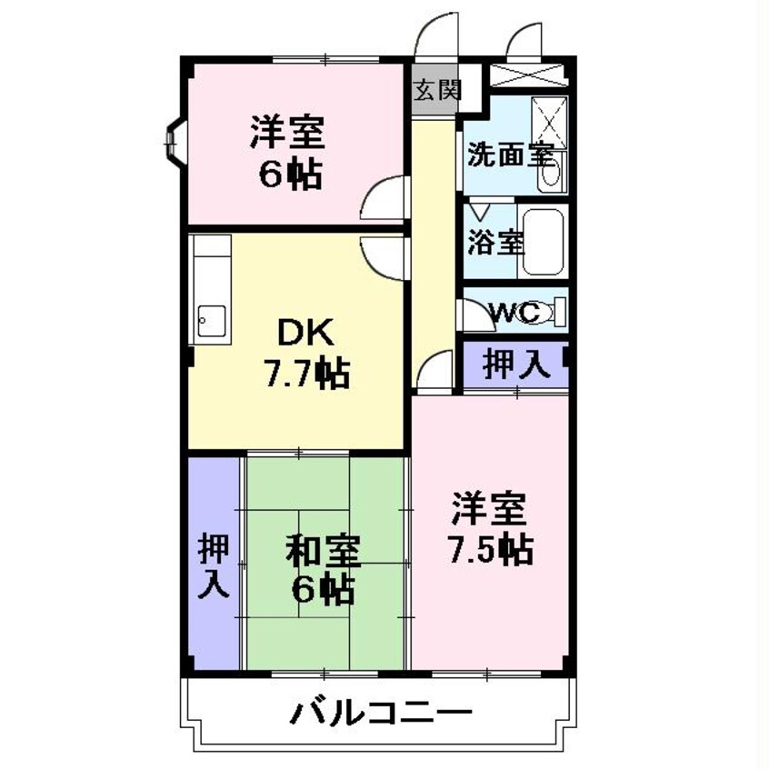 間取図 パレスエントピア