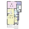あずさ館 1LDKの間取り