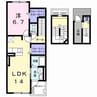 名古屋市営地下鉄東山線/上社駅 バス:8分:停歩2分 3階 築浅 1LDKの間取り