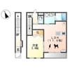 ヴァルム 1LDKの間取り