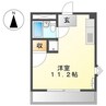 ロイヤルシティ天子田 1Rの間取り