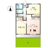 ロイヤルタウン天子田 2LDKの間取り
