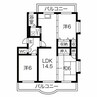 ガーデンハイツB棟 3LDKの間取り