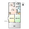 コンフォース福元 2LDKの間取り