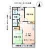 コンフォース福元 2LDKの間取り