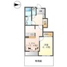 パークヒルズ城土 1LDKの間取り