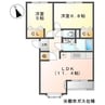クレストールメゾン 2LDKの間取り