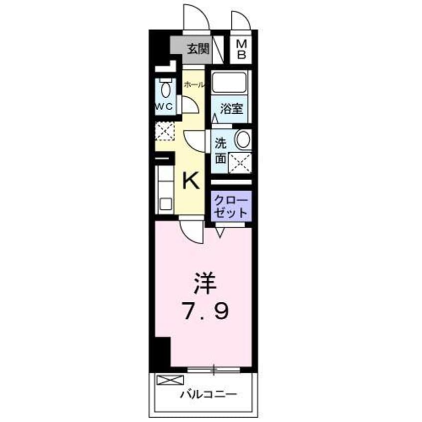 間取図 プレシオール小幡