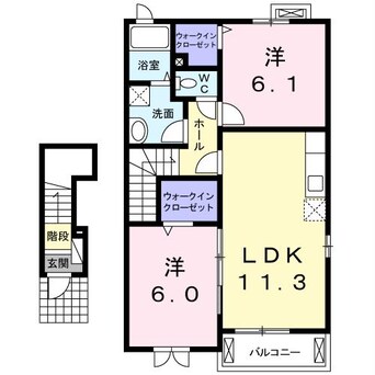 間取図 フェリーチェ瀬古東