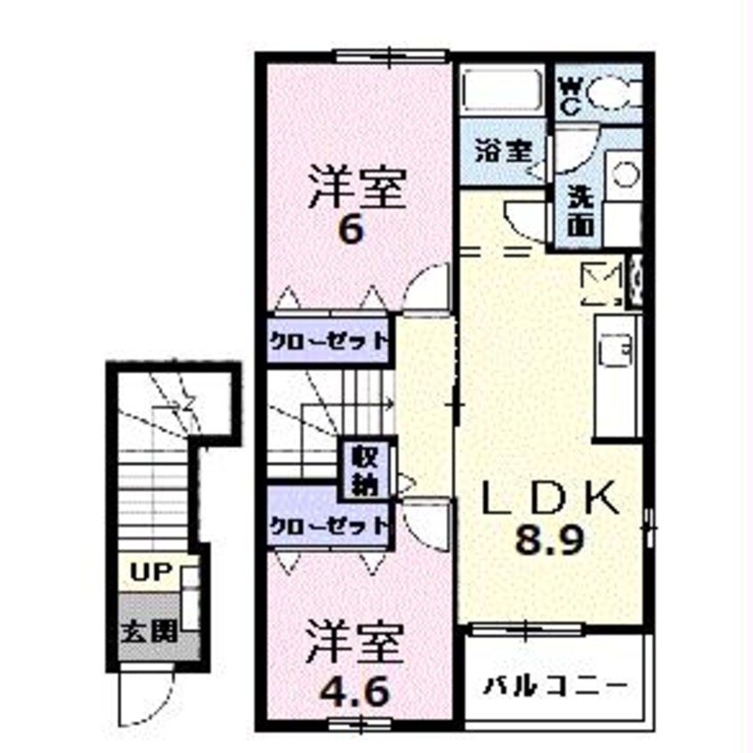 間取図 カーサ・フロレスタB