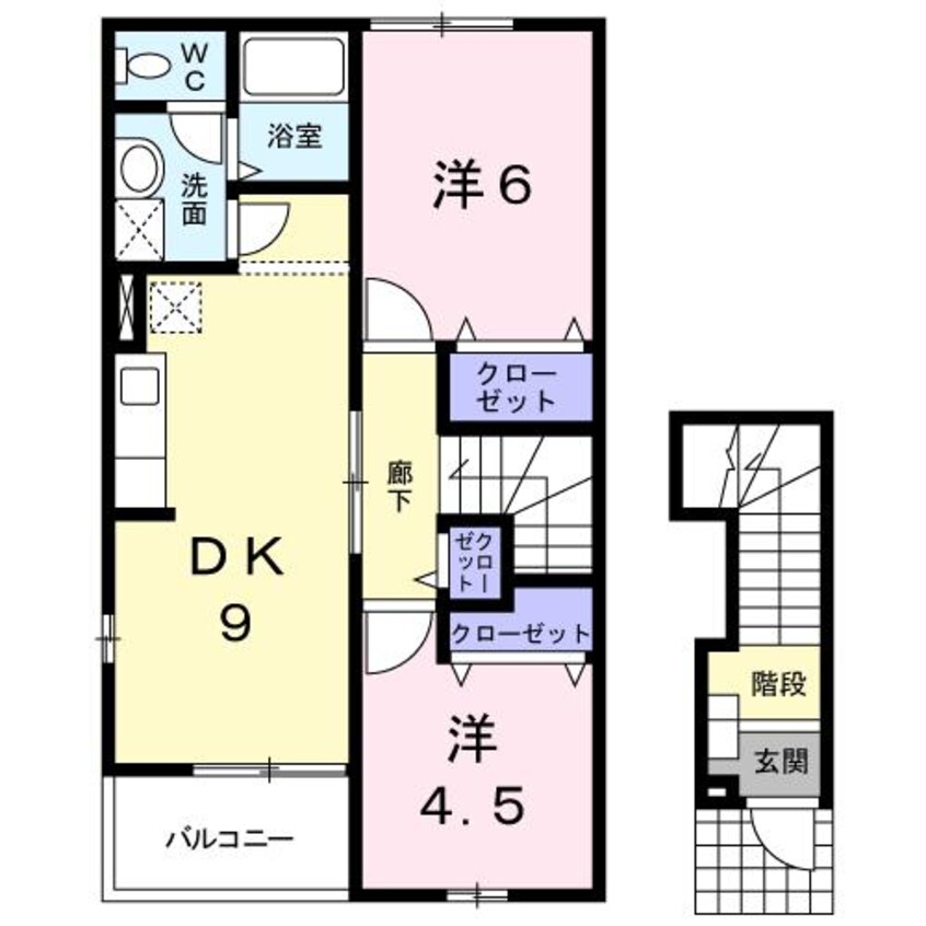 間取図 カーサ・フロレスタB