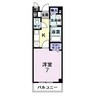 ゼファー 1Kの間取り