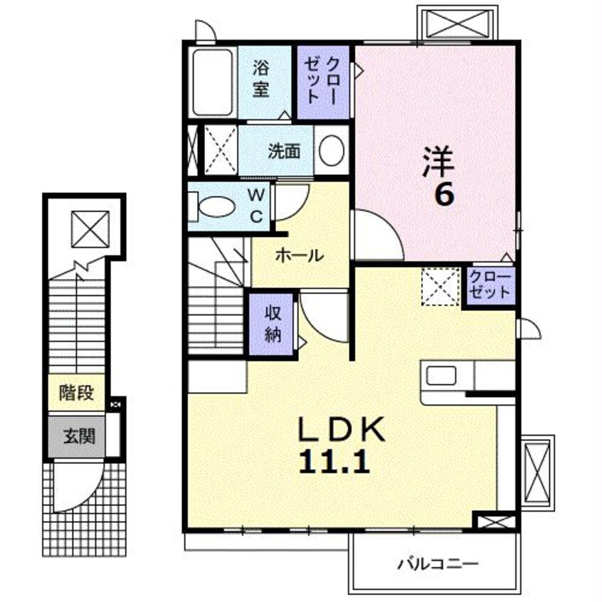 間取図 ビオラ