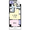 サマン・ツリー 1LDKの間取り