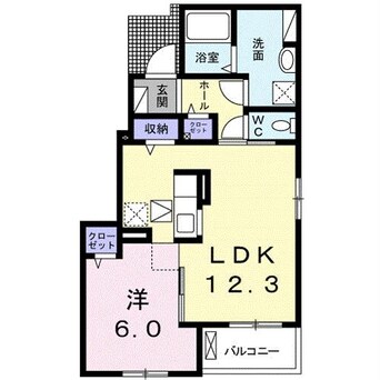 間取図 ラ.ノストラ.カーサＫ Ⅱ