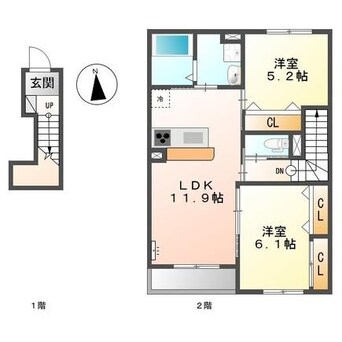 間取図 レラツィオーネＡ棟