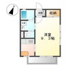 ル アンジュ 1Kの間取り