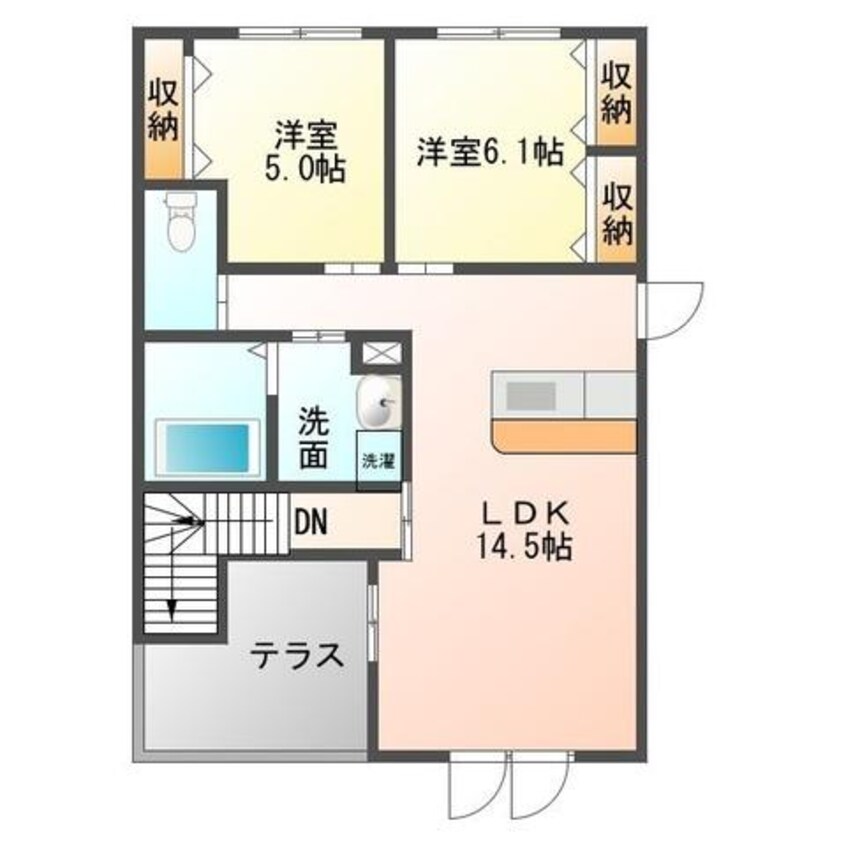 間取図 コンフォート フォレスト