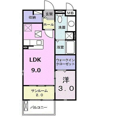 間取り図 アリアスⅠ