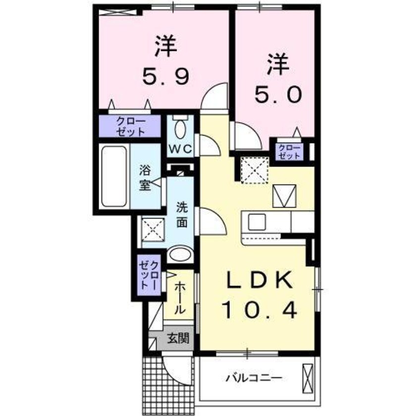 間取図 ル シエル エスト