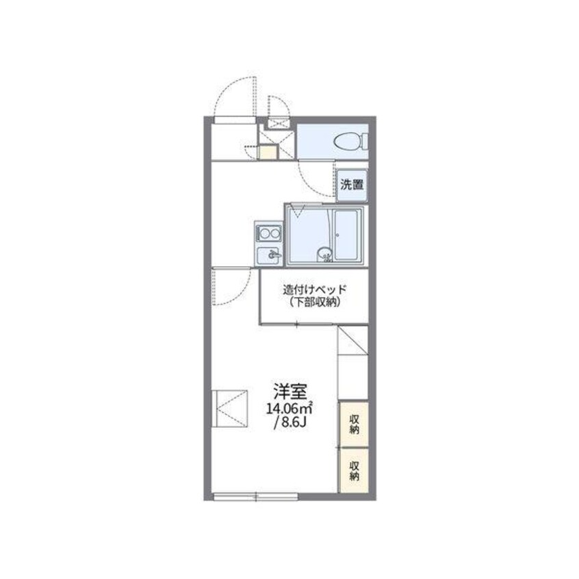 間取図 レオパレス泉が丘