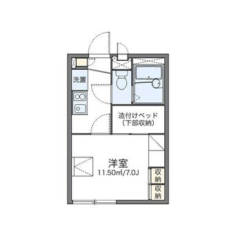 間取図 レオパレス吉根第2