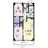 コンフォールコートＫ 2LDKの間取り