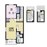 ラシアⅢ 1LDKの間取り