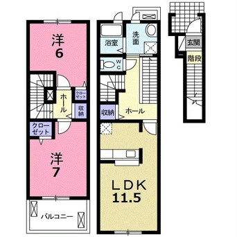 間取図 グランソレイユ