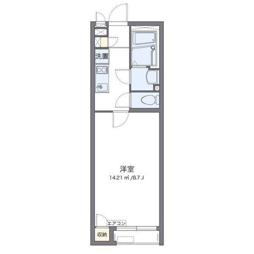 間取図 クレイノサイドサラウンド