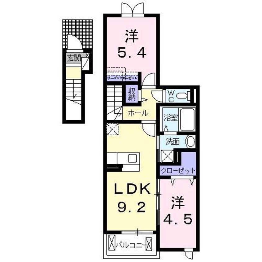 間取図 エスポワールマサオカ