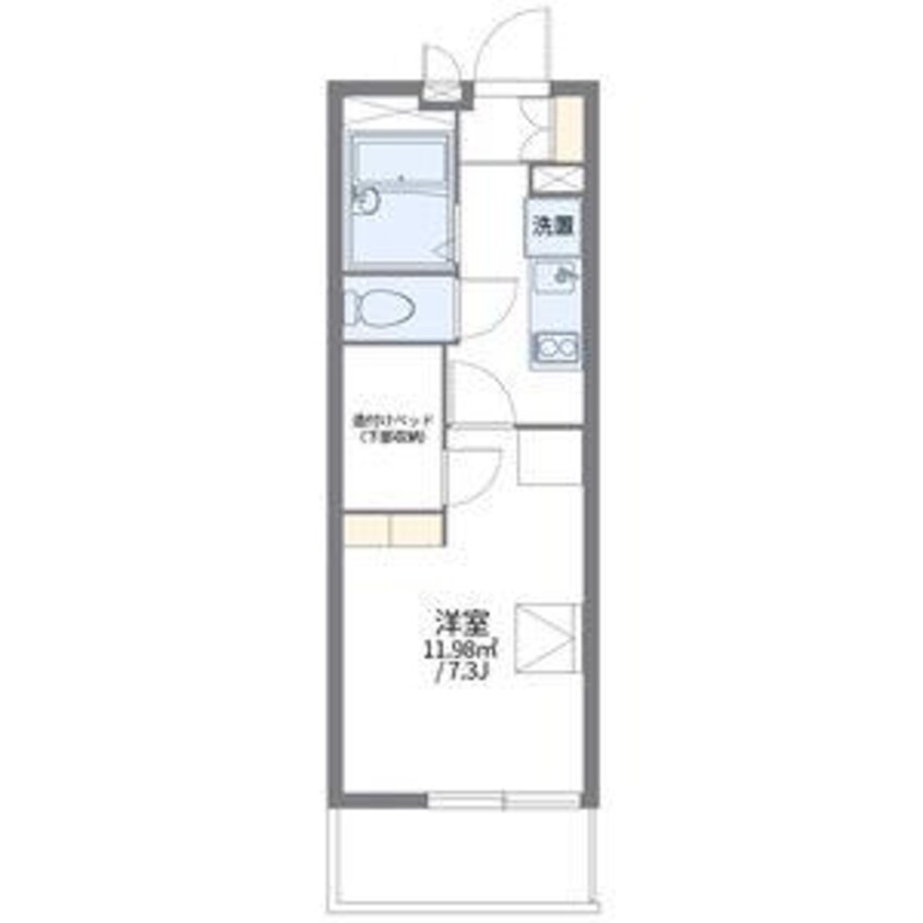 間取図 レオパレスYAHAGIⅡ