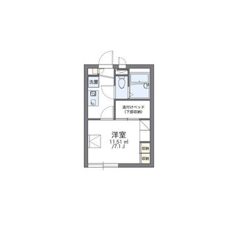 間取図 レオパレス廿軒家