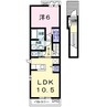 メゾンM 1LDKの間取り