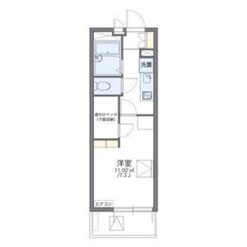 間取図 レオパレス玉楽