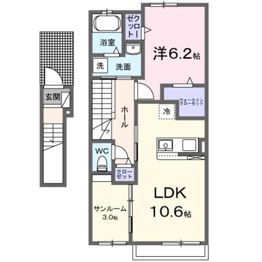 間取図 アバンダント