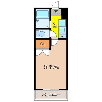 間取図 リヴハイツA