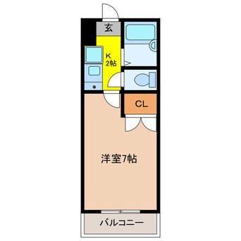 間取図 リヴハイツA