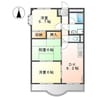 ティアラ２１ 3DKの間取り