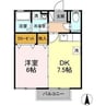 エステート 1DKの間取り