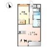 ラディアント 1LDKの間取り